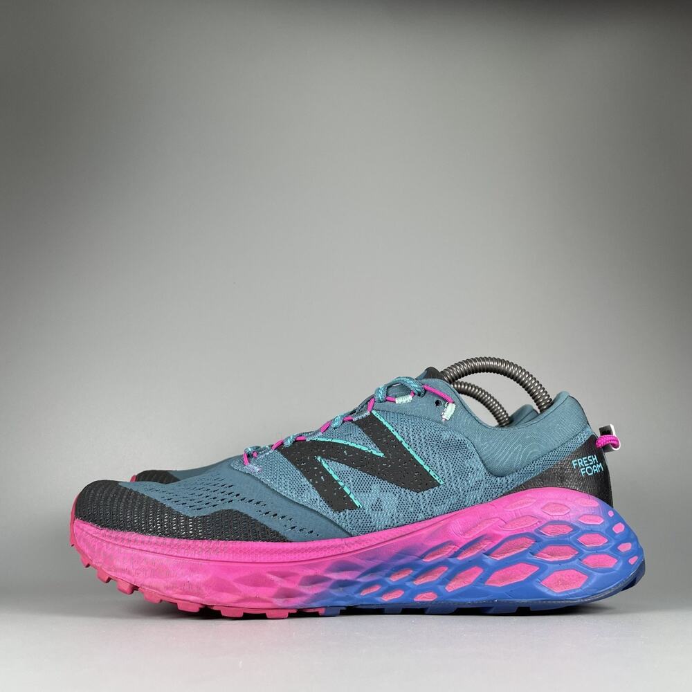 New Balance Fresh Foam More Trail V1 Women's 10.5 Blue Pink Running Shoe Sneaker